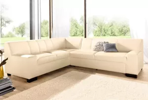 DOMO collection Hoekbank Norma optioneel met bedfunctie