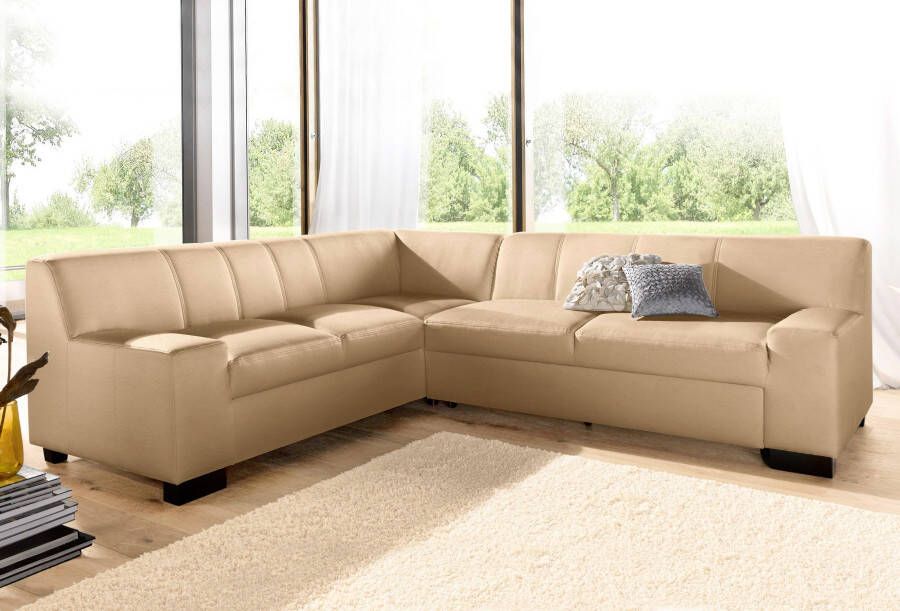 DOMO collection Hoekbank Norma Top elegant en modern platte armleuningen L-vorm - Foto 4