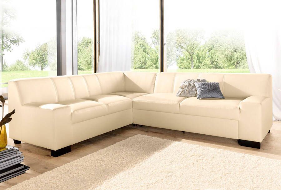 DOMO collection Hoekbank Norma Top elegant en modern platte armleuningen L-vorm - Foto 3