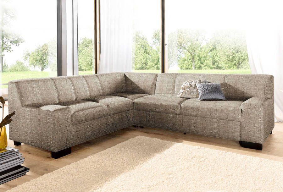 DOMO collection Hoekbank Norma Top elegant en modern platte armleuningen L-vorm - Foto 7