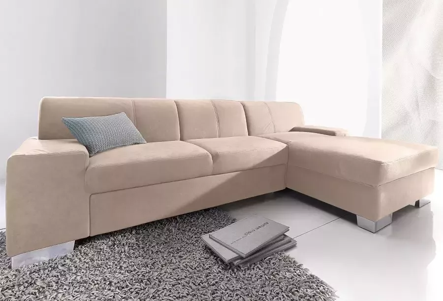DOMO collection Hoekbank Star tijdloze vormtaal elegante uitstraling L-vorm - Foto 4