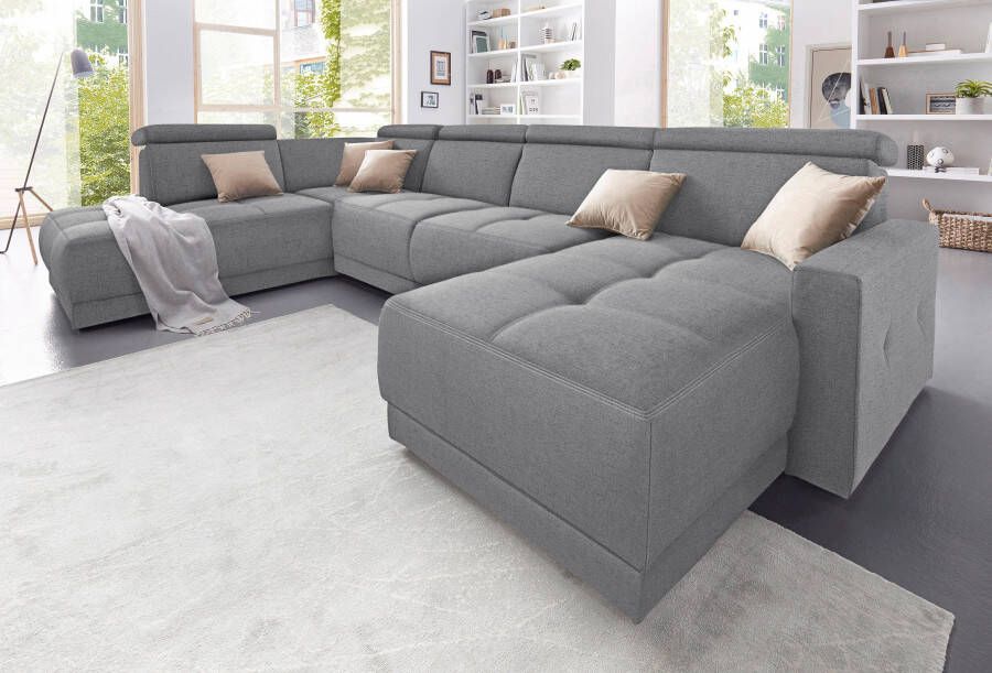 DOMO collection Zithoek Ava moderne zitstiksels met mooie dubbele naad comfortabel U-vorm - Foto 6