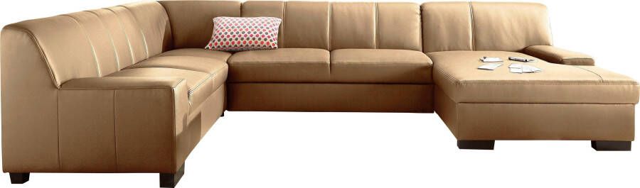 DOMO collection Zithoek Norma met kunstleer of leren bekleding veel ruimte tijdloos & elegant - Foto 3