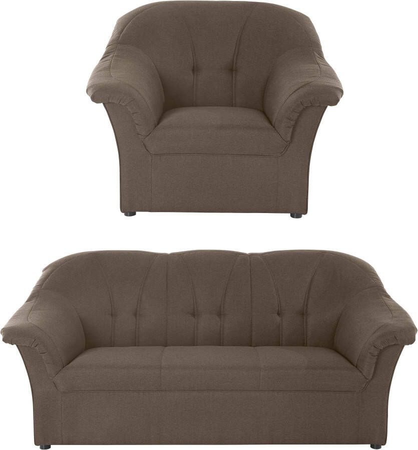 DOMO collection Zithoek Pegnitz Fauteuil en 3-zits (set) - Foto 7