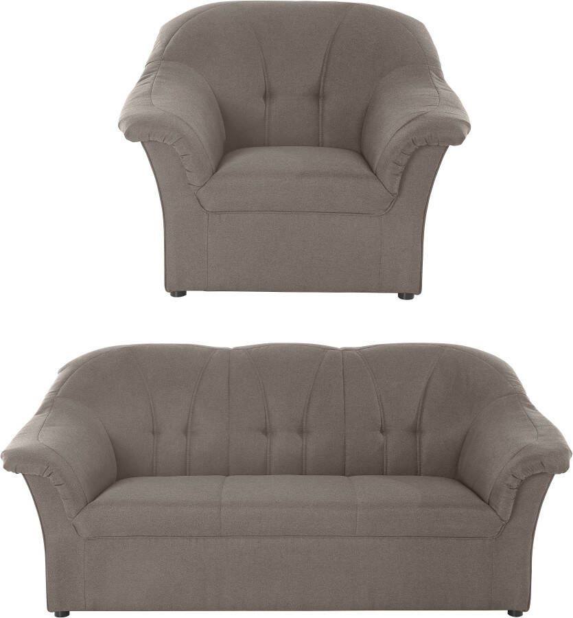 DOMO collection Zithoek Pegnitz Fauteuil en 3-zits (set) - Foto 7