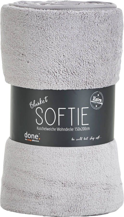Done. Deken Softie Extra zachte deken van zachte teddy-stof knuffeldeken - Foto 4