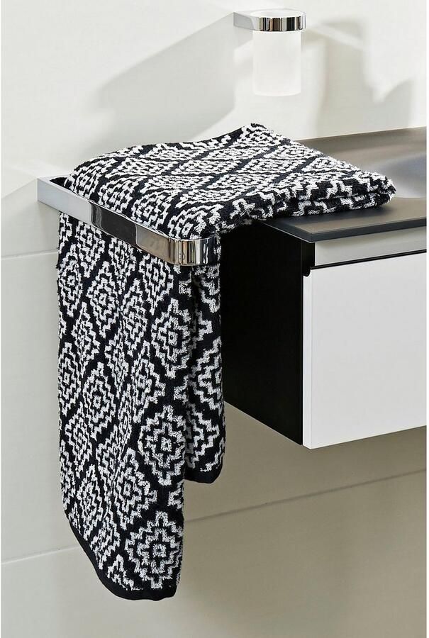 Done. Douchelaken DAILY SHAPES BOHO Jacquardweefsel modern ruitmotief (1 stuk)