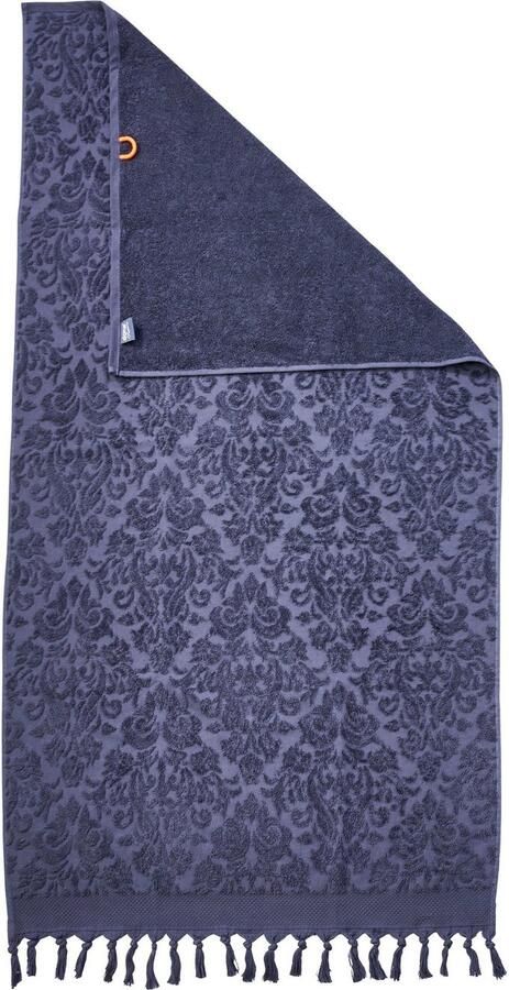 Done. Douchelaken Provence ORNAMENTS Unikleurig ornamenten met franje (1 stuk) - Foto 2