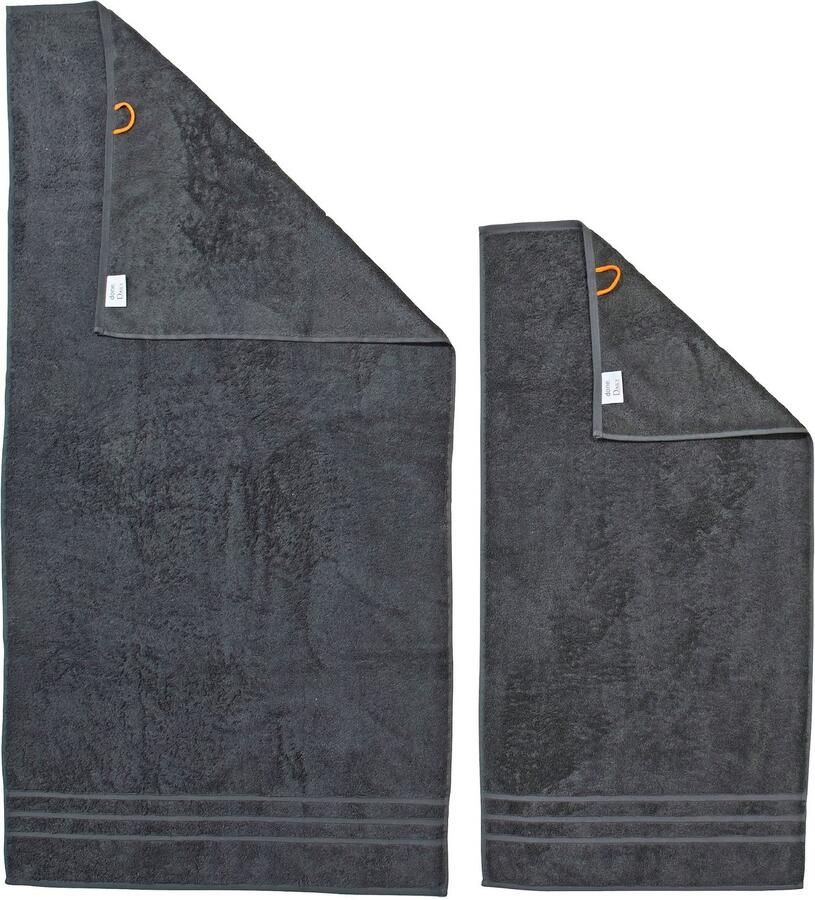 Done. Handdoekenset Daily uni 2x handdoeken (50x100 cm) & 2 douchehanddoeken (70x140 cm) (set 4 stuks) - Foto 2