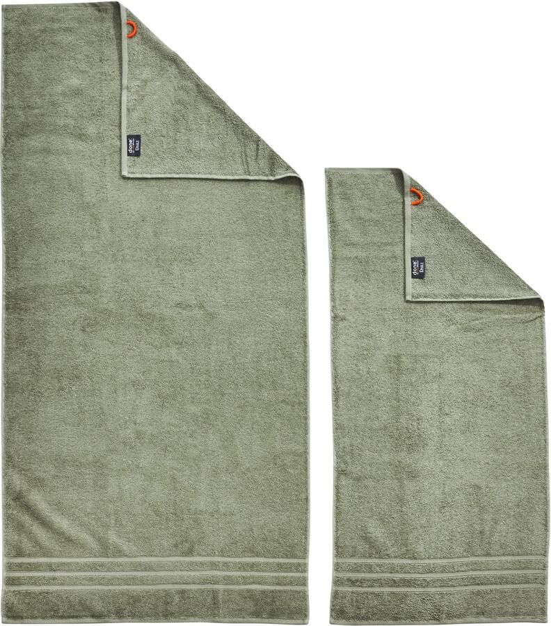 Done. Handdoekenset Daily uni 2x handdoeken (50x100 cm) & 2 douchehanddoeken (70x140 cm) (set 4 stuks)