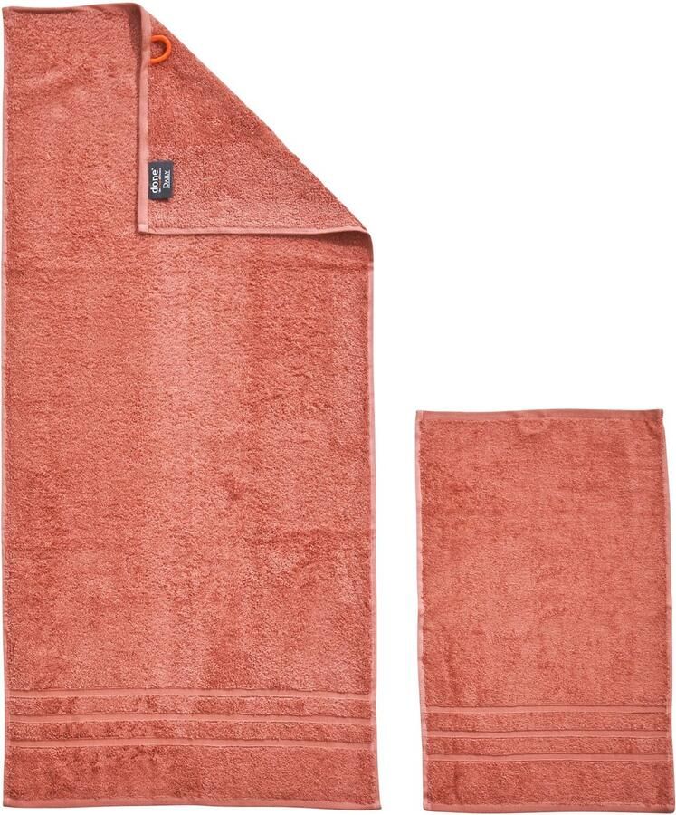 Done. Handdoekenset Daily uni 2x handdoeken (50x100 cm) & 2 douchehanddoeken (70x140 cm) (set 4 stuks)