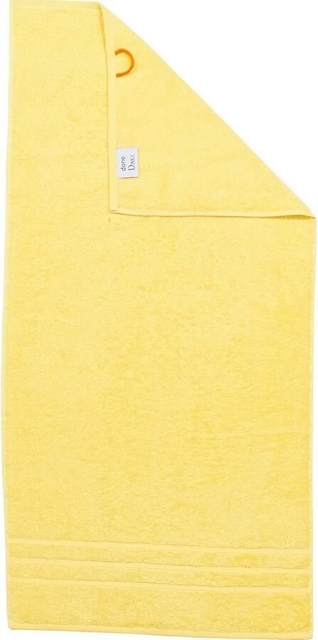 Done. Handdoekenset Daily uni Unikleurig absorberende walk-badstof (set 4 stuks)