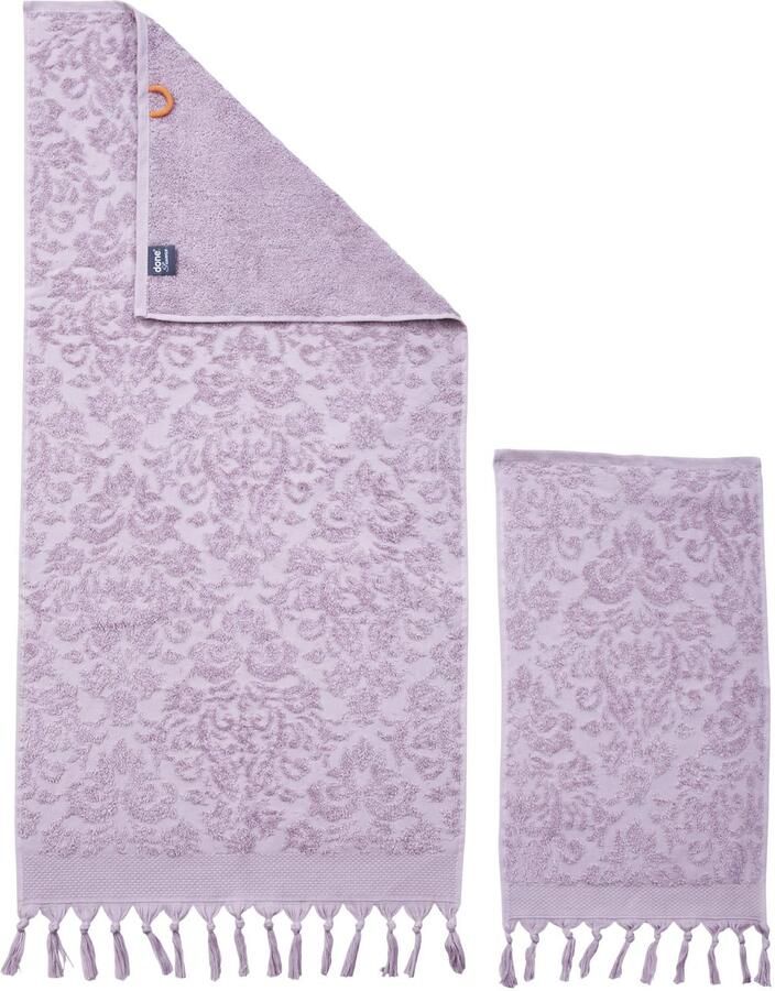 Done. Handdoekenset Provence ornamenten 2 gastendoeken (30x50 cm) 2 handdoeken (50x100 cm) (set 4 stuks) - Foto 2