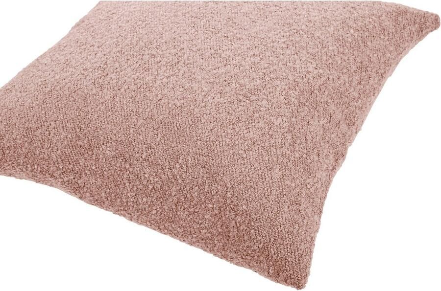 Done. Kussenhoes Touch Effen kussenhoes van zachte bouclé-stof (1 stuk)