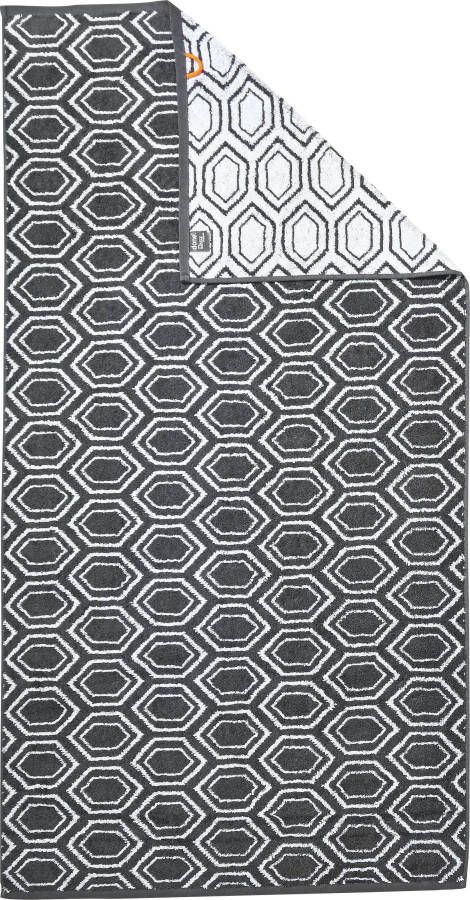 Done. Douchelaken DAILY SHAPES ETHNO Jacquardweefsel modern motief (1 stuk)