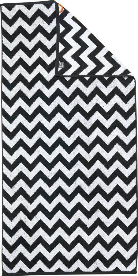 Done. Douchelaken DAILY SHAPES ZICKZACK Jacquardweefsel modern motief (1 stuk) - Foto 2