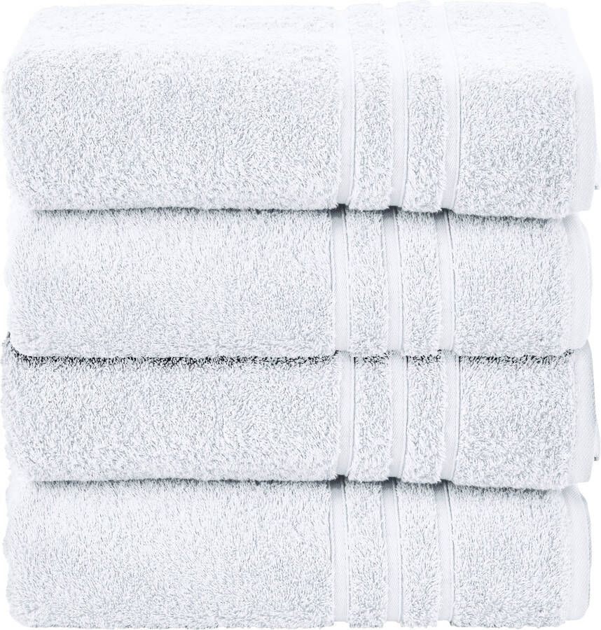 Done. Handdoekenset Daily uni Unikleurig absorberende walk-badstof (set 4 stuks) - Foto 2