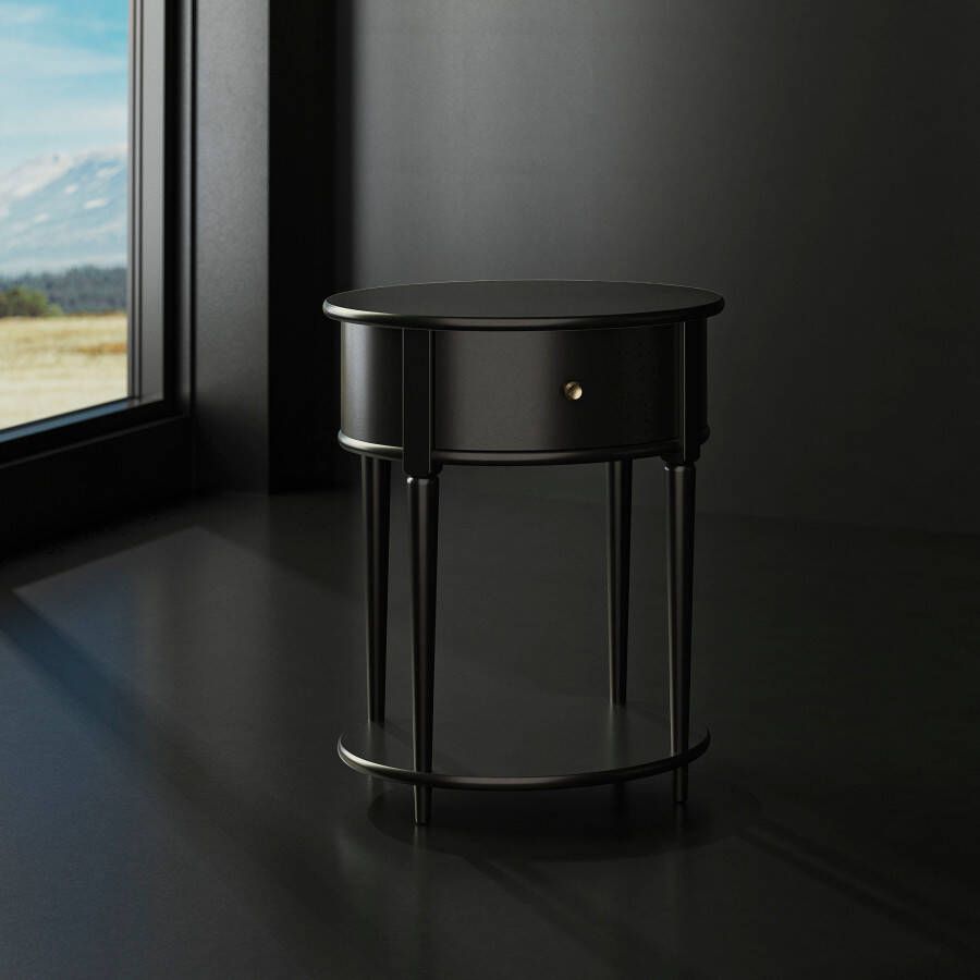 Dorel Home Bijzettafel Aurora met 1 lade en 1 plank breedte 55 cm hoogte 66 cm (1 stuk) - Foto 12