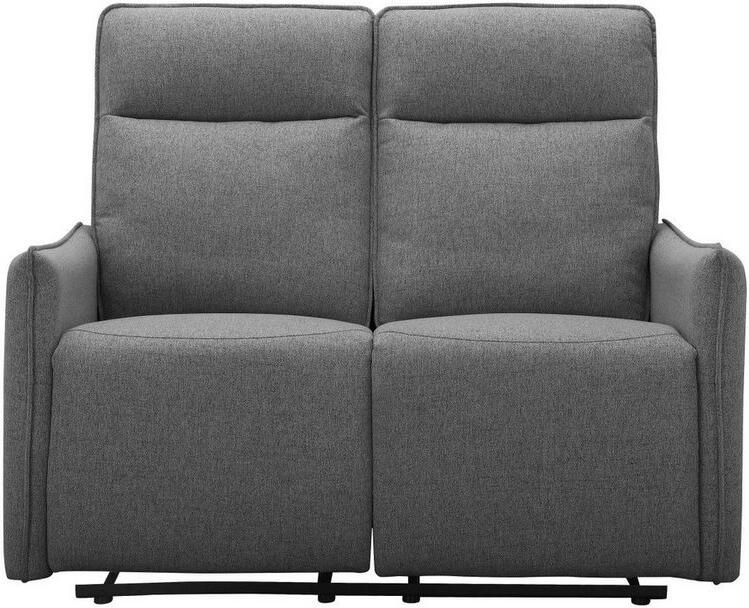 Notio Living Lugo 2Zits bank met handmatige functie in stof antraciet (120 x 127 x 86 cm) - Foto 8