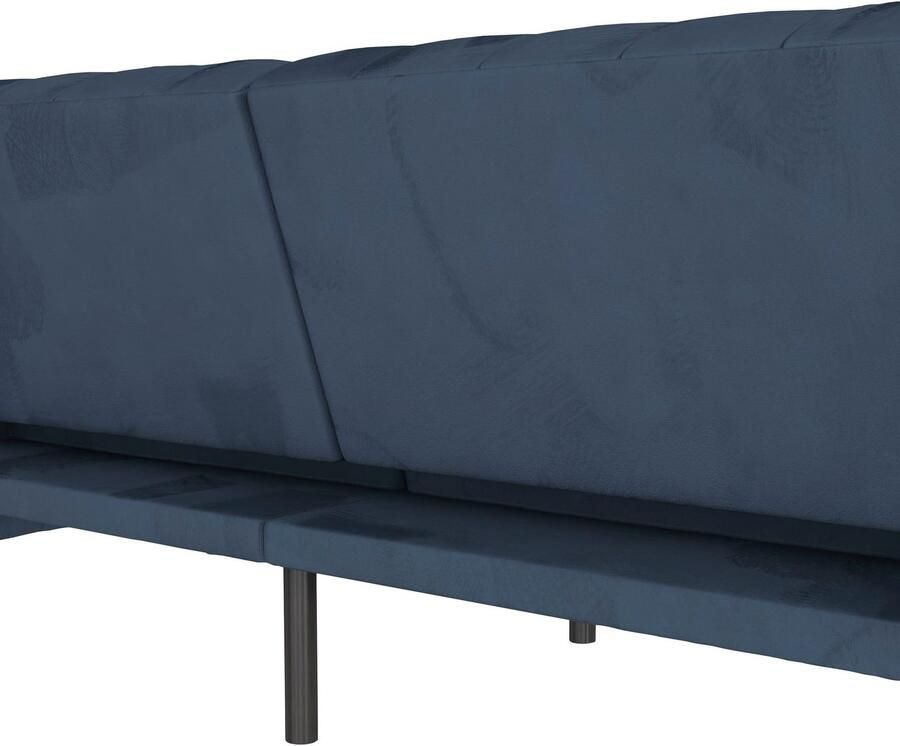 Dorel Home 3-zitsbank Felix slaapbank 236 cm(ligoppervlak 108 x 190 cm) rugleuning 3-voudig verstelbaar velours kunstleer luxe vintage microvezel - Foto 7