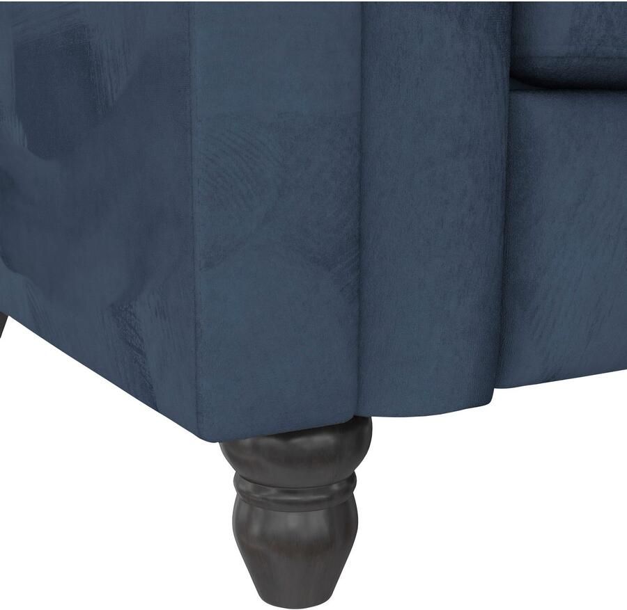Dorel Home 3-zitsbank Felix slaapbank 236 cm(ligoppervlak 108 x 190 cm) rugleuning 3-voudig verstelbaar velours kunstleer luxe vintage microvezel - Foto 6