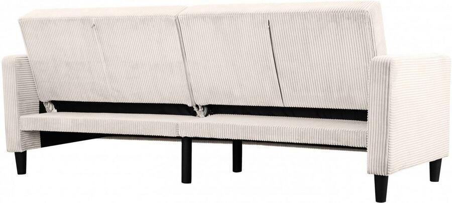 Dorel Home 3-zitsbank Hartford II Slaapfunctie rugleuning 2-delig 3-voudig verstelbaar zithoogte 43 cm - Foto 6