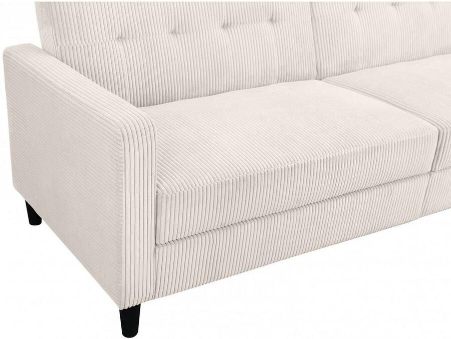 Dorel Home 3-zitsbank Hartford II Slaapfunctie rugleuning 2-delig 3-voudig verstelbaar zithoogte 43 cm