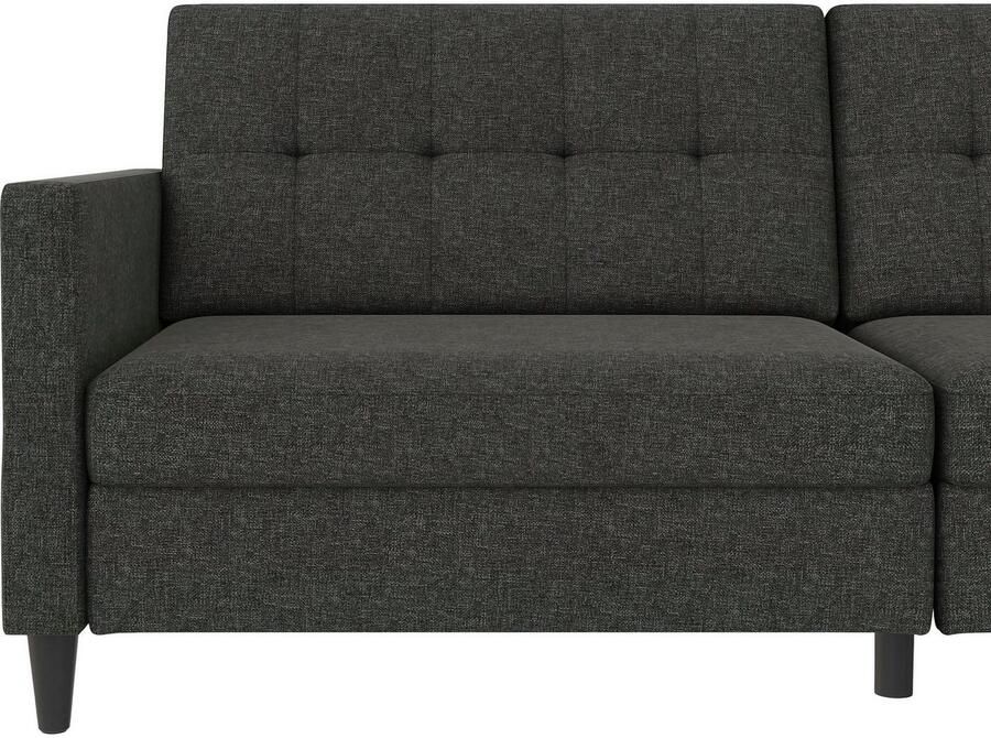 Dorel Home 3-zitsbank Hartford II Slaapfunctie rugleuning 2-delig 3-voudig verstelbaar zithoogte 43 cm - Foto 8