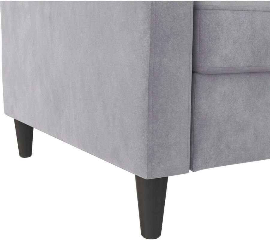 Dorel Home 3-zitsbank Hartford II Slaapfunctie rugleuning 2-delig 3-voudig verstelbaar zithoogte 43 cm - Foto 6