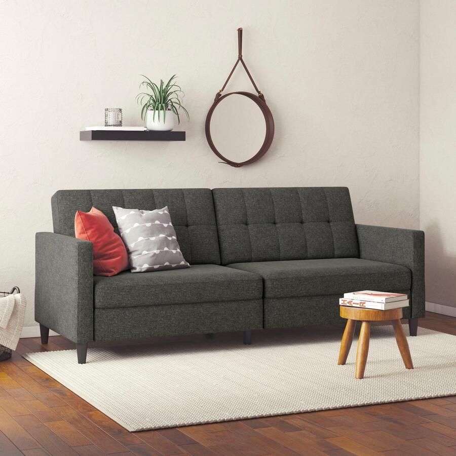 Dorel Home 3-zitsbank Hartford II Slaapfunctie rugleuning 2-delig 3-voudig verstelbaar zithoogte 43 cm - Foto 3