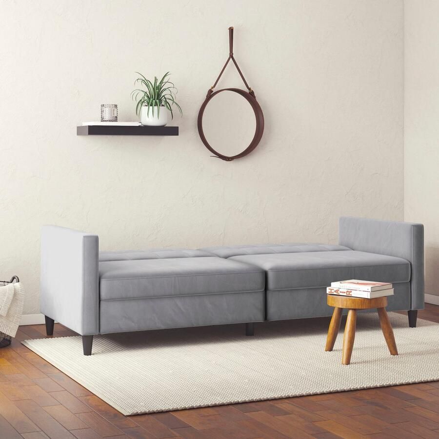 Dorel Home 3-zitsbank Hartford II Slaapfunctie rugleuning 2-delig 3-voudig verstelbaar zithoogte 43 cm - Foto 2