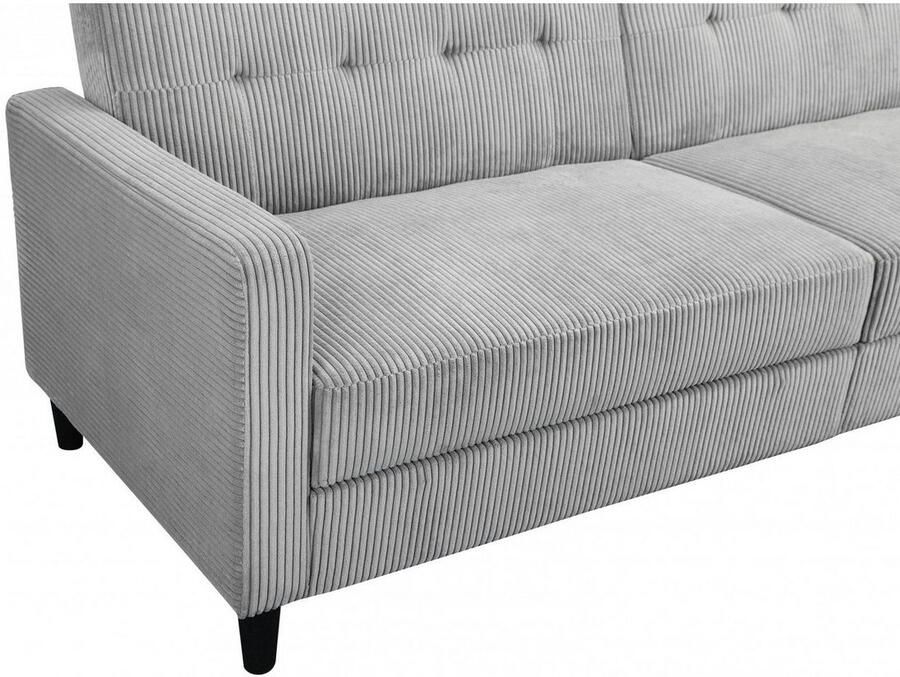 Dorel Home 3-zitsbank Hartford II Slaapfunctie rugleuning 2-delig 3-voudig verstelbaar zithoogte 43 cm