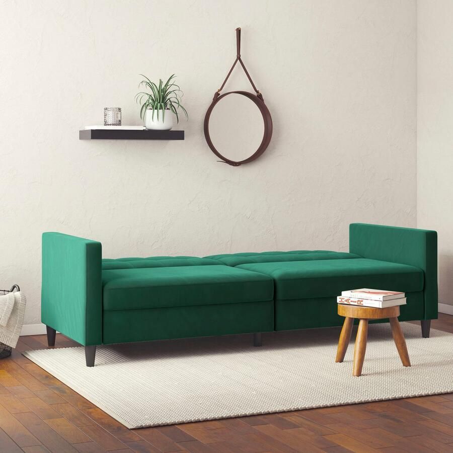 Dorel Home 3-zitsbank Hartford II Slaapfunctie rugleuning 2-delig 3-voudig verstelbaar zithoogte 43 cm - Foto 2