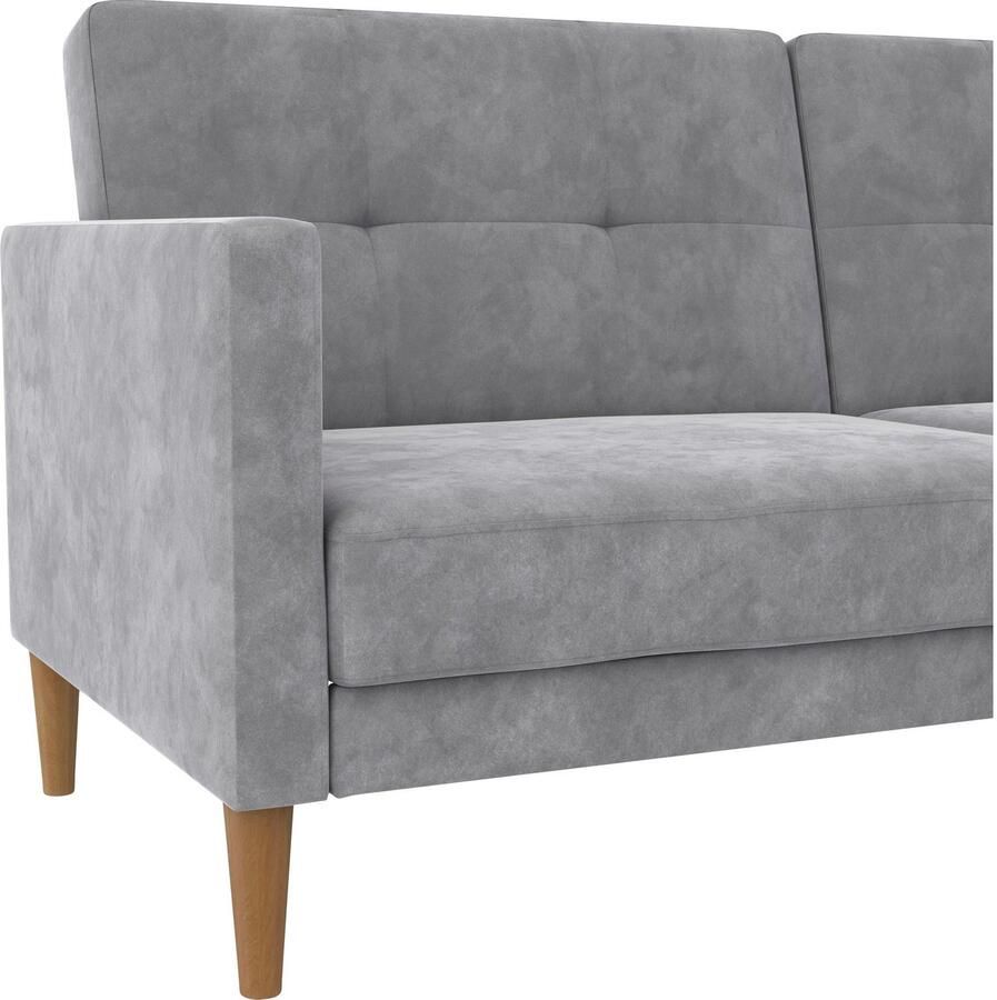 Dorel Home 3-zitsbank Lilly Bedfunctie rugleuning 3-voudig verstelbaar zithoogte 43 cm - Foto 3