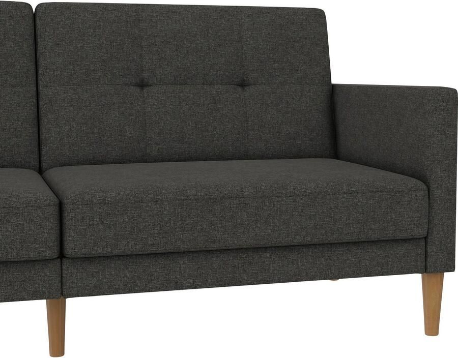Dorel Home 3-zitsbank Lilly Bedfunctie rugleuning 3-voudig verstelbaar zithoogte 43 cm - Foto 9