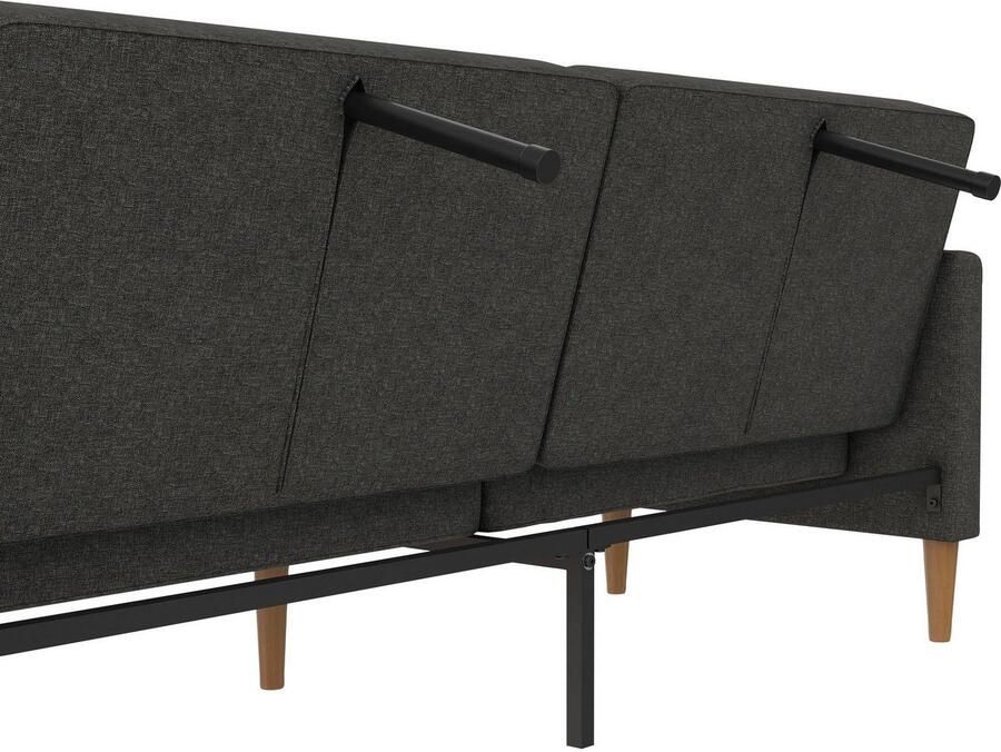 Dorel Home 3-zitsbank Lilly Bedfunctie rugleuning 3-voudig verstelbaar zithoogte 43 cm - Foto 11