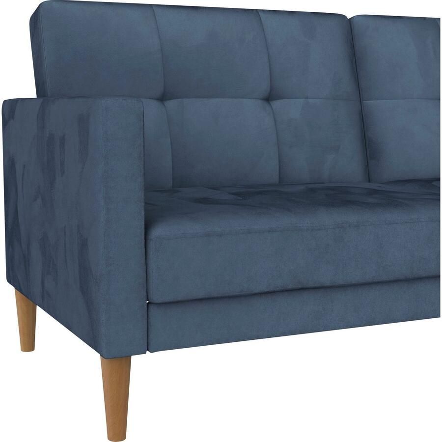 Dorel Home 3-zitsbank Lilly Bedfunctie rugleuning 3-voudig verstelbaar zithoogte 43 cm - Foto 2