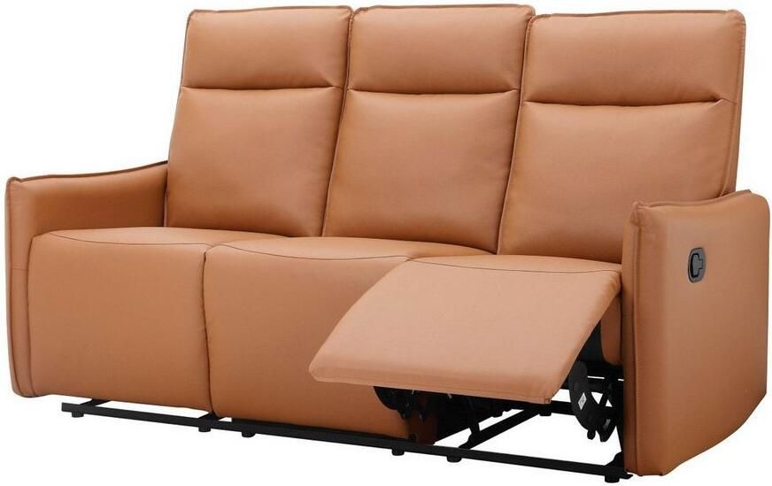 Dorel Home 3-zitsbank Lugo bioscoopbank met relaxfunctie in kunstleer en geweven stof - Foto 5