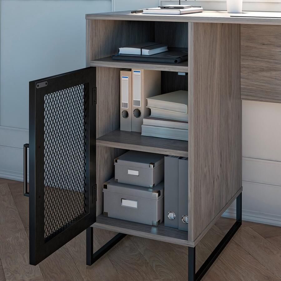 Dorel Home Bureau Purdue Deur met magneetsluiting onderstel van metaal hoogte 76 5 cm (1 stuk) - Foto 4