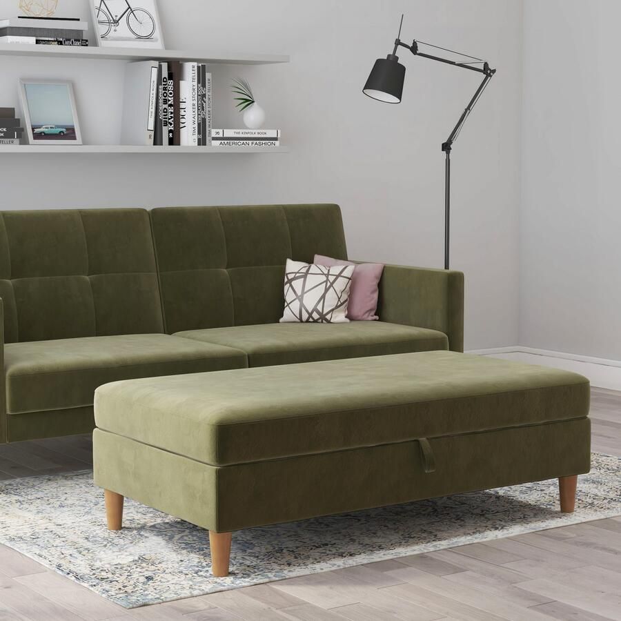 Dorel Home Hocker met bergruimte Lilly met bergruimte vrij in ruimte plaatsbaar zithoogte 43 cm (1 stuk) - Foto 3
