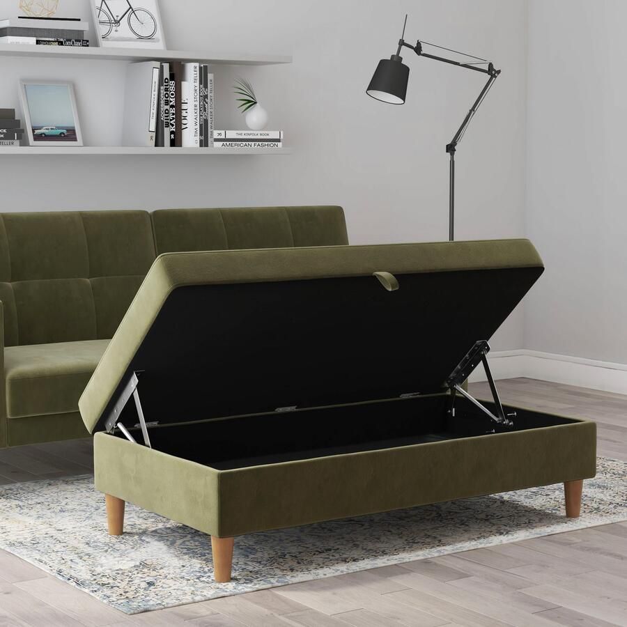Dorel Home Hocker met bergruimte Lilly met bergruimte vrij in ruimte plaatsbaar zithoogte 43 cm (1 stuk) - Foto 4