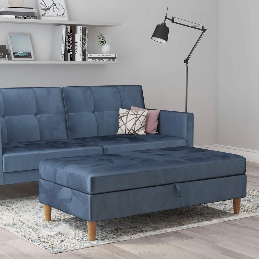 Dorel Home Hocker met bergruimte Lilly met bergruimte vrij in ruimte plaatsbaar zithoogte 43 cm (1 stuk) - Foto 3