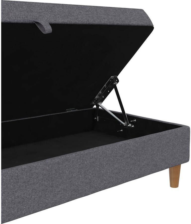 Dorel Home Hocker met bergruimte Lilly met bergruimte vrij in ruimte plaatsbaar zithoogte 43 cm (1 stuk) - Foto 9