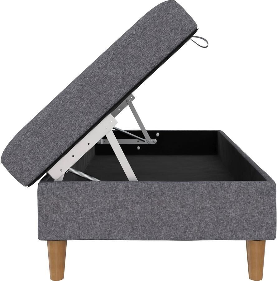 Dorel Home Hocker met bergruimte Lilly met bergruimte vrij in ruimte plaatsbaar zithoogte 43 cm (1 stuk) - Foto 8