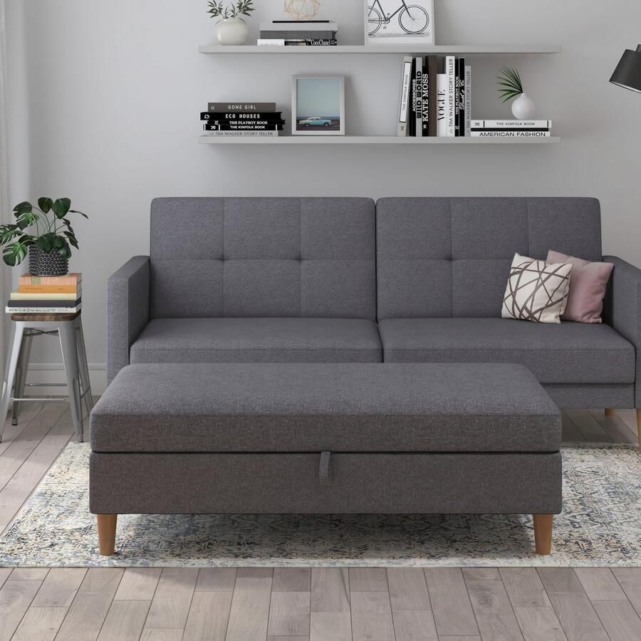 Dorel Home Hocker met bergruimte Lilly met bergruimte vrij in ruimte plaatsbaar zithoogte 43 cm (1 stuk) - Foto 5