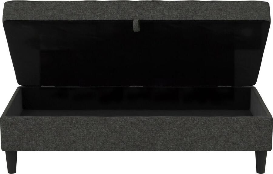 Dorel Home Hocker met bergruimte Presley Hocker met bergruimte vrij plaatsbaar zithoogte 43 cm - Foto 4