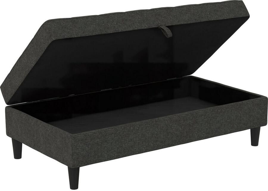 Dorel Home Hocker met bergruimte Presley Hocker met bergruimte vrij plaatsbaar zithoogte 43 cm - Foto 3
