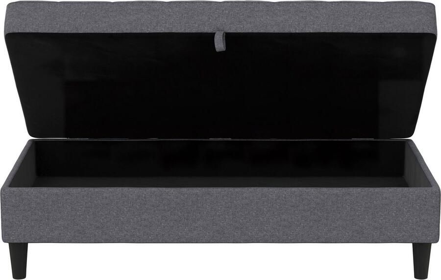 Dorel Home Hocker met bergruimte Presley Hocker met bergruimte vrij plaatsbaar zithoogte 43 cm - Foto 4