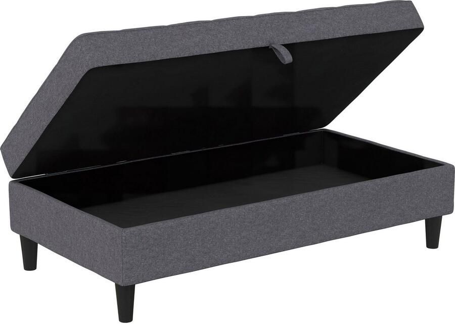 Dorel Home Hocker met bergruimte Presley Hocker met bergruimte vrij plaatsbaar zithoogte 43 cm - Foto 3