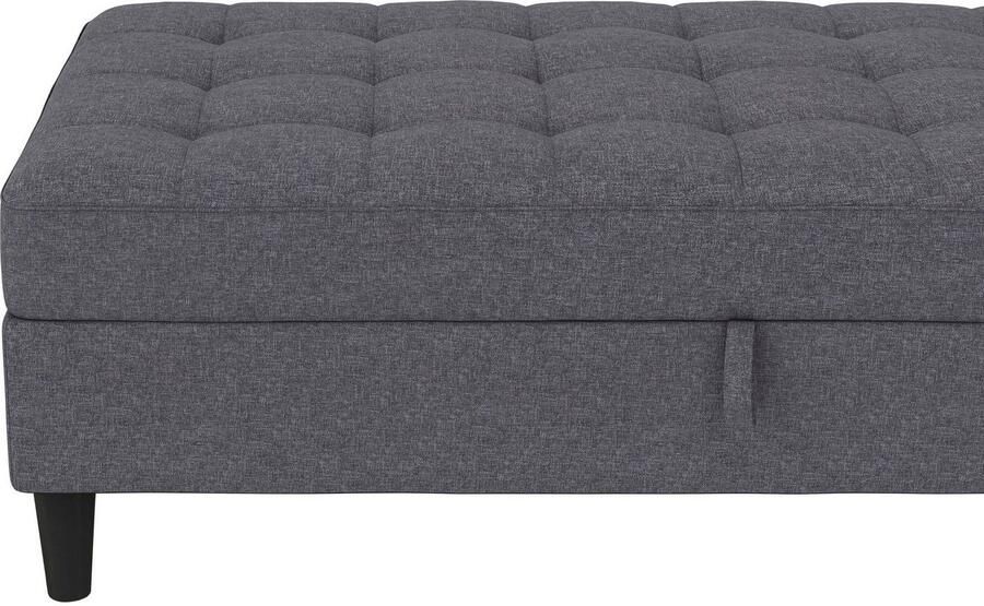 Dorel Home Hocker met bergruimte Presley Hocker met bergruimte vrij plaatsbaar zithoogte 43 cm - Foto 5